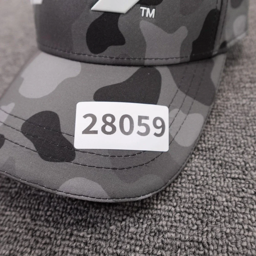 Formula 1 Hat Cap Strap Back Mens One Size Gray Camo F1 Logo Racing Stichd